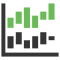 Icon - Doppeltes Säulendiagramm